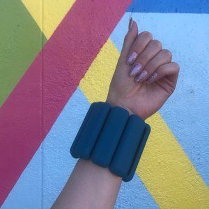 Bala 1 lb Bangles Indigo Blue Weights Bracelet NWT